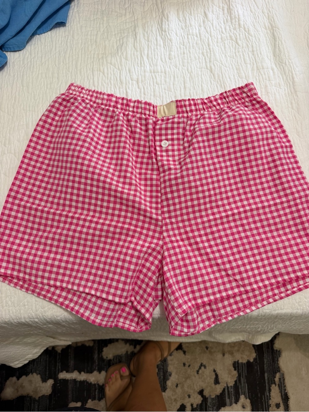 Amazon Pink Gingham Women's Shorts